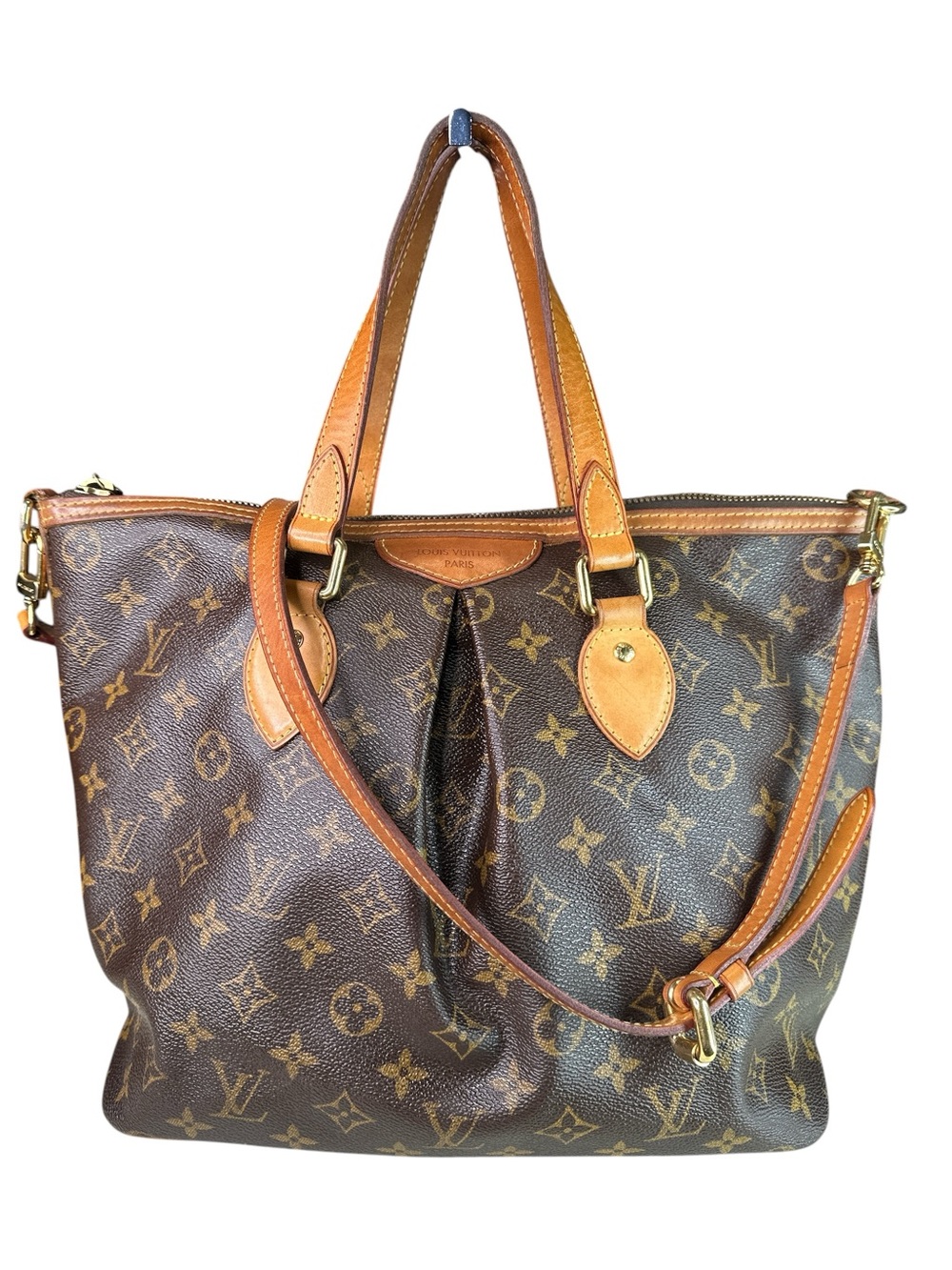 Louis Vuitton Brown Monogram Canvas Palermo pm Shoulder Tote bag